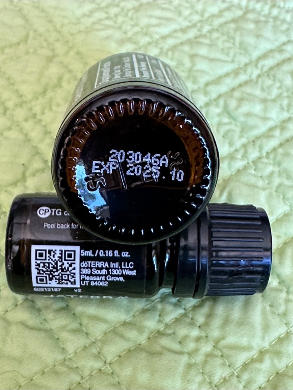 Doterra Myrrh Essential Oil - Brown Bottle with Black Cap - Picture 2 of 2